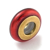 304 Stainless Steel Enamel European Beads STAS-U005-01A-G-1
