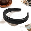 PU Imitation Leather Hair Bands PW-WGD3040-01-1