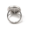Non-Tarnish 304 Stainless Steel Open Cuff Pad Ring Settings X-RJEW-Z018-41P-3