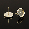 Brass Stud Earring Settings LS-IFIN-Q006-AB-NF-1