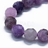 Natural Lilac Jade Beads Strands G-G927-14-3