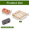 2 Colors Polymer Clay Mini Wall Bricks AJEW-OC0005-03B-2