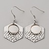 304 Stainless Steel Geometry Dangle Earring Settings FIND-WH0032-74P-04-1