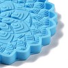 DIY Mandala Flower Shape Coaster Silicone Molds X-DIY-G083-06A-3