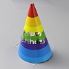 Paper Party Hats Cone AJEW-WH0348-130B-2