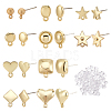   40Pcs 10 Style  Alloy Stud Earring Findings FIND-PH0008-37-1