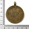 Vintage Tibetan Style Alloy Big Pendant Cabochon Settings X-TIBEP-M018-117AB-NF-3
