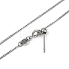 304 Stainless Steel Curb Chain Necklaces NJEW-H042-05P-2