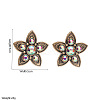 Alloy & Rhinestone Stud Earrings WGDB792-02-2