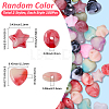 200Pcs 2 Styles Opaque Acrylic Beads OACR-SP0002-11-2