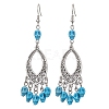 2 Pairs Brass Dangle Earrings EJEW-JE05890-05-S-1