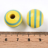 Easter Theme Printed Wood Beads WOOD-T032-22N-3