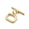 Brass Toggle Clasps KK-G416-67G-1