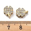 PVD Vacuum Plating 304 Stainless Steel Crystal Rhinestone Beads SATS-R130-02G-01-3