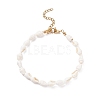 Natural Shell Beaded Bracelet BJEW-JB08162-2