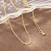1.7MM Brass Cable Chain Necklaces for Women NJEW-Q351-03G-3