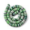 Handmade Polymer Clay Beads Strands CLAY-R089-8mm-T011-7