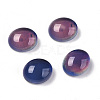 Glass Cabochons GLAA-R218-02-2