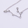 Alloy Rhinestone Pendants Necklaces NJEW-WH0007-02E-2