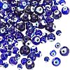120Pcs 4 Style Handmade Lampwork Beads LAMP-NB0001-68-1