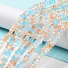 Glass Beads Strands EGLA-A034-M4mm-56-1
