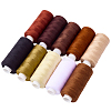10Pcs 10 Colors Polyester Sewing Thread SENE-CY0001-05B-1
