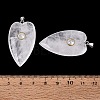 Natural Quartz Crystal Rock Crystal Pendants G-Q601-47I-3