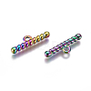 Ion Plating(IP) 304 Stainless Steel Toggle Clasps Parts STAS-F241-07-M-2