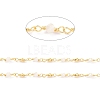 3.28 Feet Handmade Glass Beaded Chains X-CHC-I038-03G-2