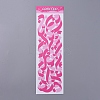 Ribbon Pattern Decorative Stickers Sheets DIY-L037-F08-1