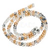 Glass Beads Strands EGLA-A034-M4mm-37-3