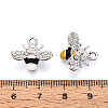 Alloy Rhinestone and Enamel Pendants PALLOY-T092-41P-3