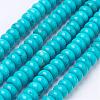 Natural Magnesite Bead Strands G-P286-05-6mm-1