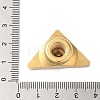 Golden Plated Triangle Shaped Wax Seal Brass Stamp Head STAM-K001-04G-04-4