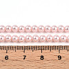 Baking Paint Pearlized Glass Pearl Bead Strands HY-N002-4mm-A10-5