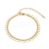 Brass Charm Bracelets BJEW-JB06098-1