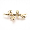 Brass Links connectors KK-P153-05G-NF-3