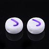 Initial Acrylic Beads X-OACR-E001-20J-2