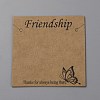 Kraft Paper Jewelry Display Cards CDIS-TAC0010-04C-1