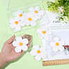 8Pcs Daisy Flower Wool Felt Fabric Costume Accessories AJEW-PH0008-82A-3