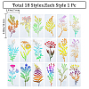 PET Plastic Drawing Painting Stencils Templates DIY-WH0502-62B-2
