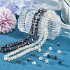 2 Strands 2 Styles Electroplate Transparent Glass Beads Strands EGLA-TA0013-68-5
