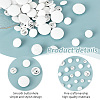   64Pcs 4 Style Cloth Shank Buttons BUTT-PH0001-26B-4