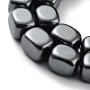 Synthetic Non-Magnetic Hematite Beads Strands G-H303-B17-3