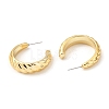 Twist Ring Acrylic Stud Earrings EJEW-P251-24A-2