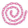 Acrylic Opaque Cable Chains X-PACR-N009-001G-2