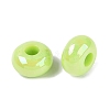 Opaque Acrylic European Beads OACR-E033-19F-2