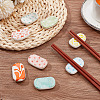 2 Sets 2 Styles Ceramic Chopstick Stands DJEW-CP0001-36B-4