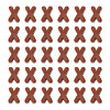 Opaque Acrylic European Beads OACR-TAC0019-006X-2