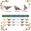 150Pcs 6 Colors Tibetan Style Alloy Beads TIBEB-SC0001-46-2